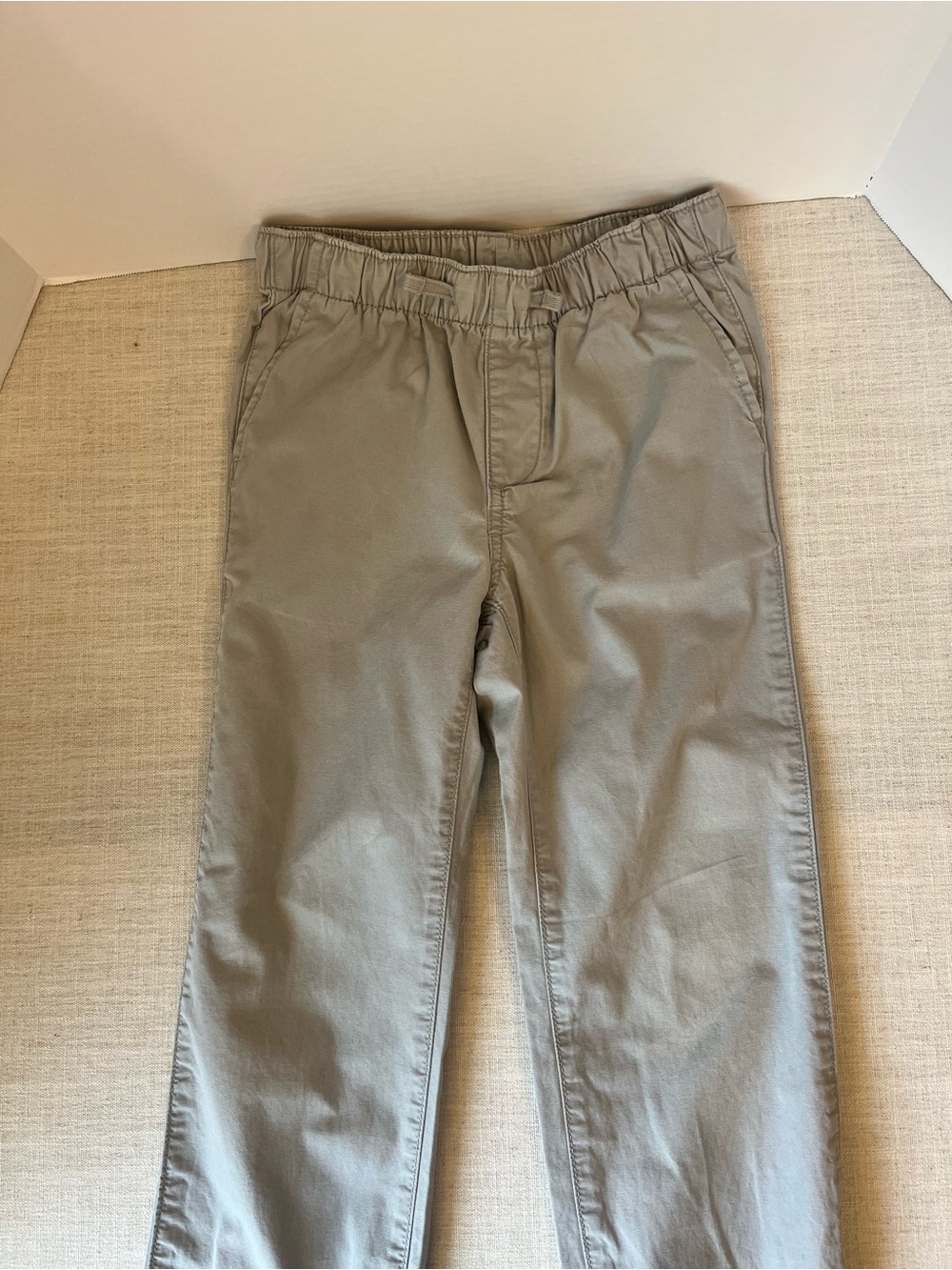 GAP Kids Gray Elastic-Waist Jogger Pants